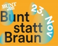 bunt statt braun